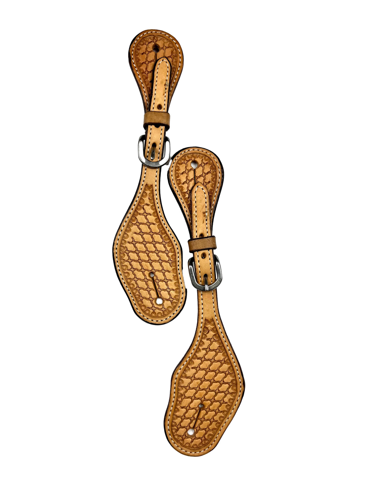 Ezy Ride Spur Strap Shaped with Scale Stamping