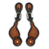 Ezy Ride Spur Strap Shaped with Weave Stamping Two Tone