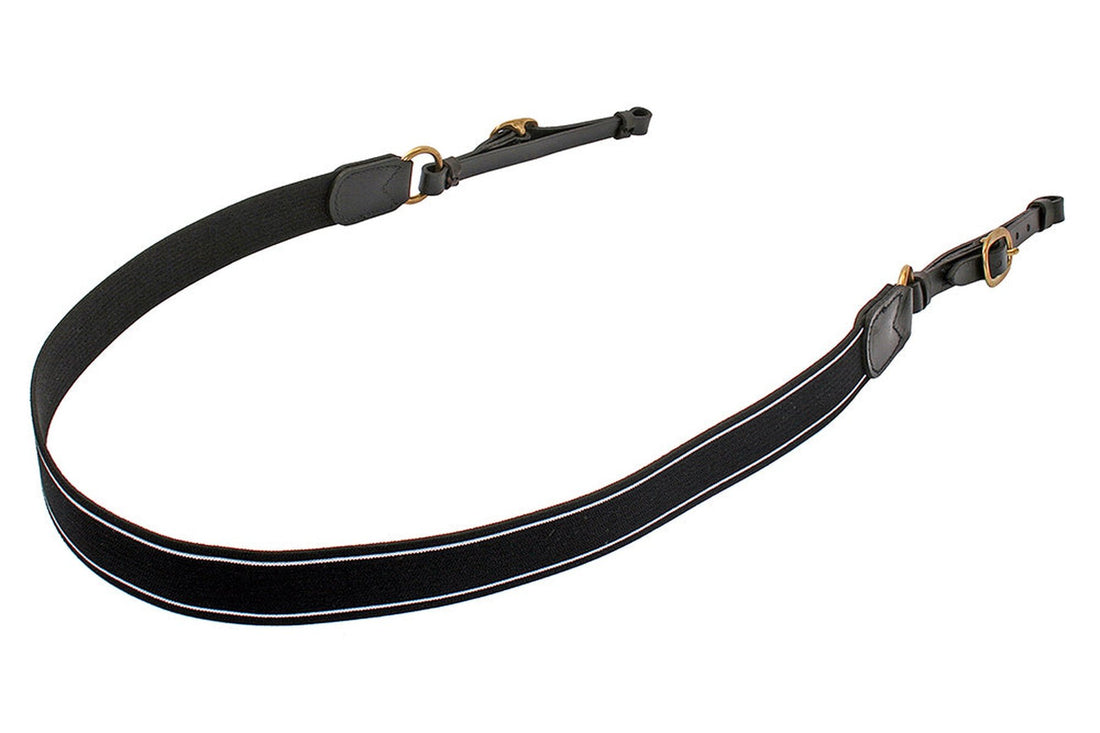 Flair All Elastic Leather Breastplate - Black