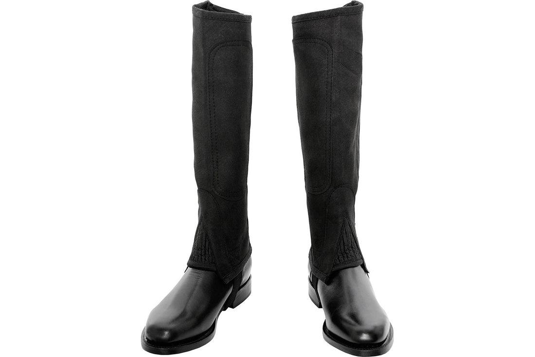 Flair Amara Suede Chaps - Black