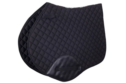 Flair Diamond Quilt Jump Saddle Cloth - Black