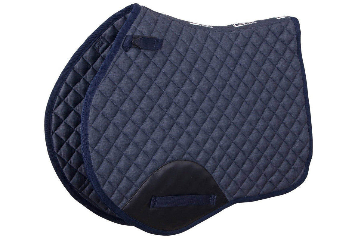 Flair Diamond Quilt Jump Saddle Cloth - Denim