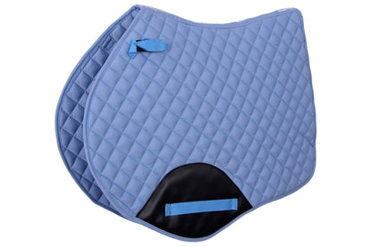Flair Diamond Quilt Jump Saddle Cloth - Light Blue