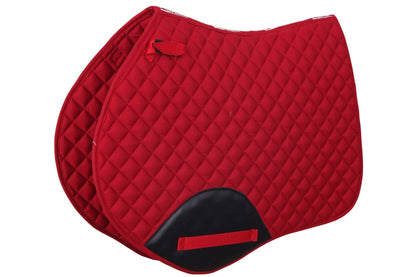 Flair Diamond Quilt Jump Saddle Cloth - Red