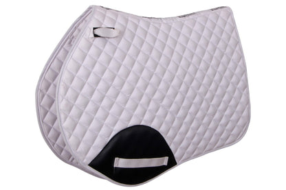 Flair Diamond Quilt Jump Saddle Cloth - White