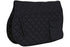 Flair Diamond Quilt Saddle Pad with pockets - Black