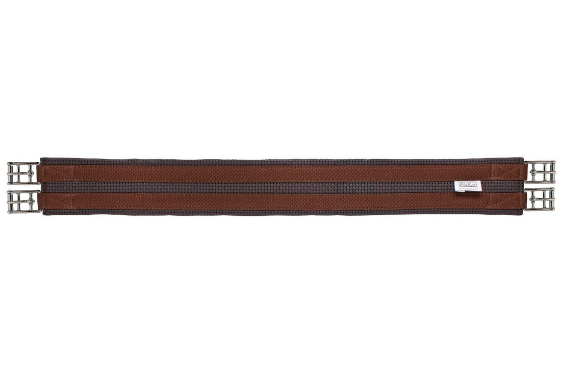 Flair Double Buckle Girth - Brown
