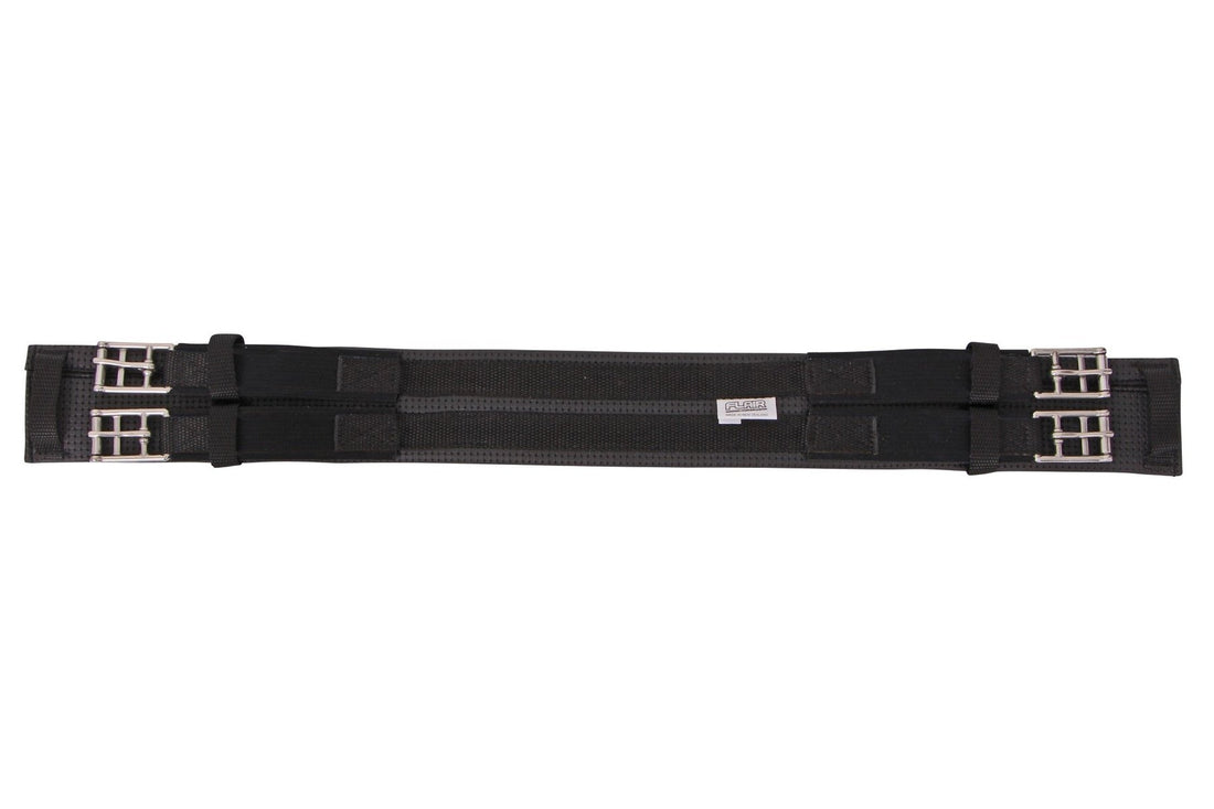 Flair Double Expansion Dressage Girth - Black
