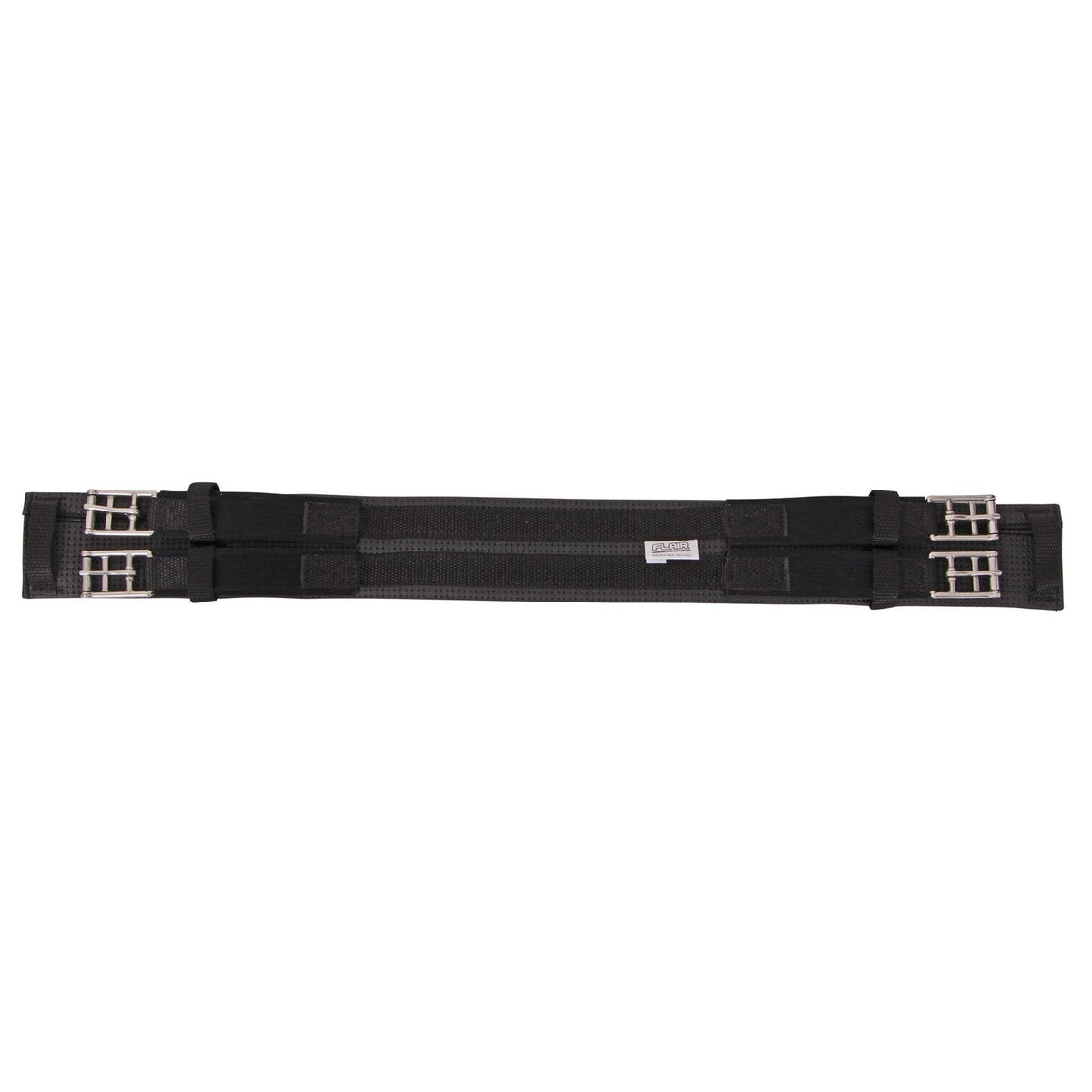 Flair Double Expansion Dressage Girth - Black