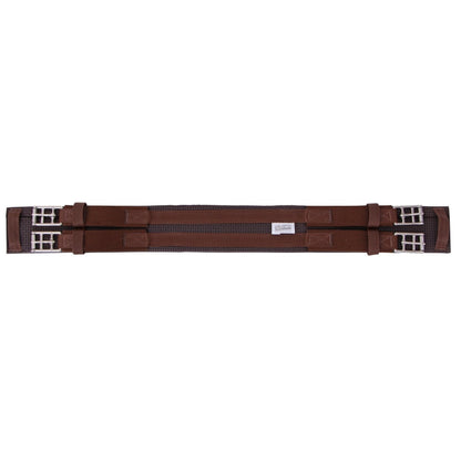 Flair Double Expansion Dressage Girth - Brown