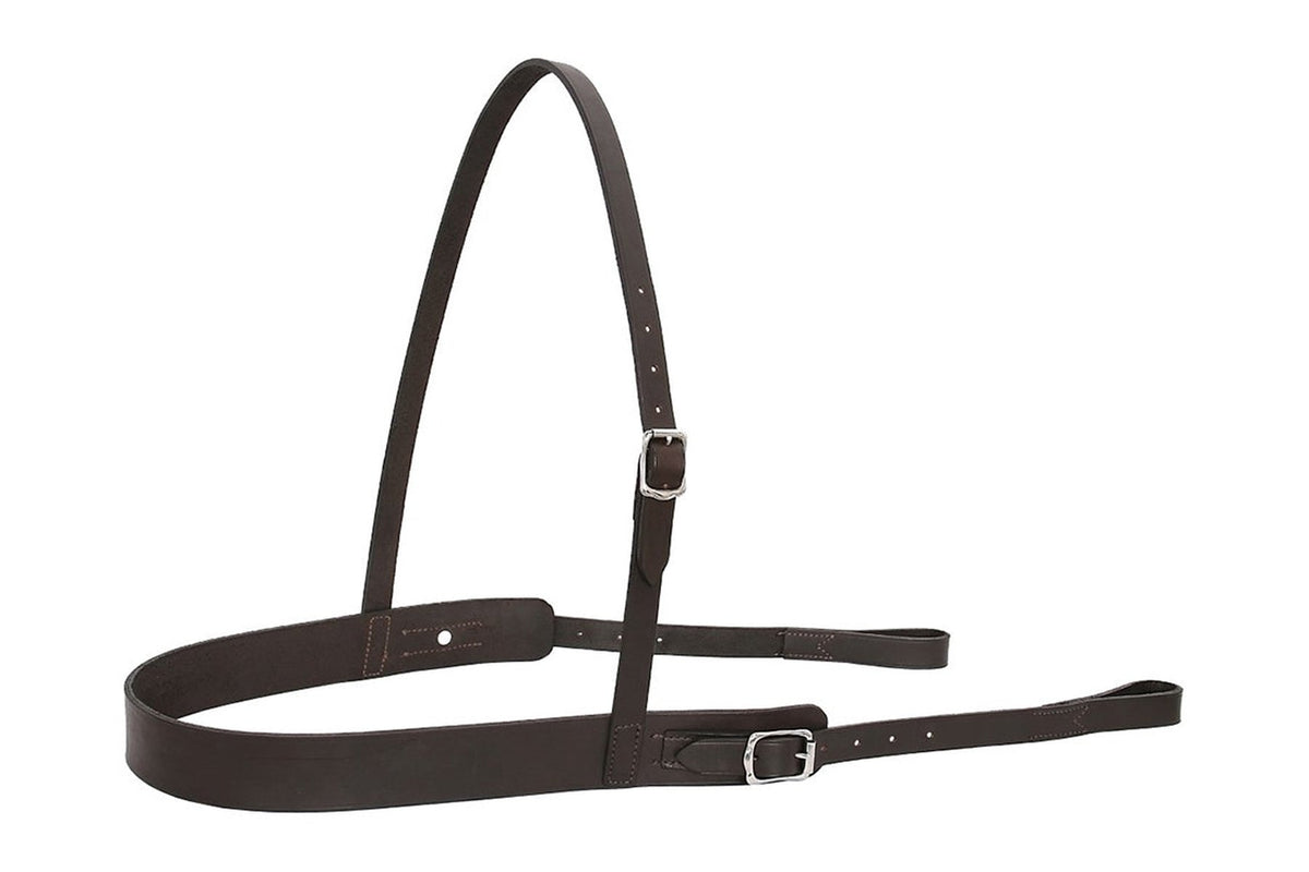 Flair Flat Leather Breastplate - Brown