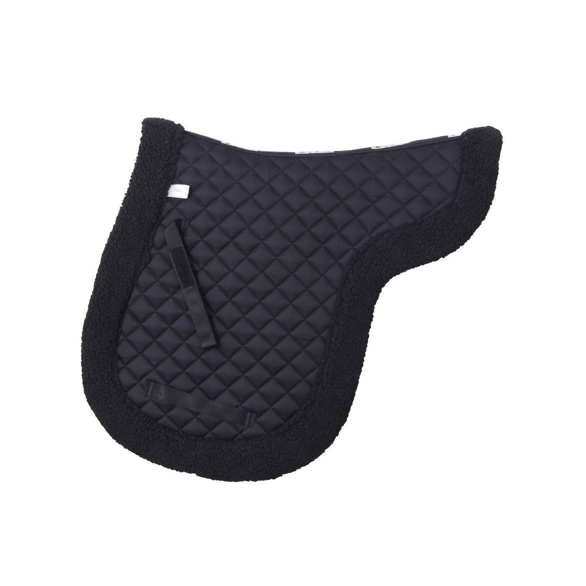 Flair Fleece Jumping Shapped Saddlecloth - Black