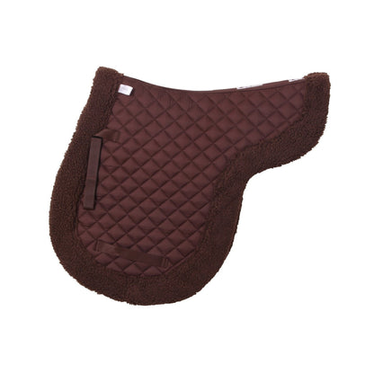 Flair Fleece Jumping Shapped Saddlecloth - Brown