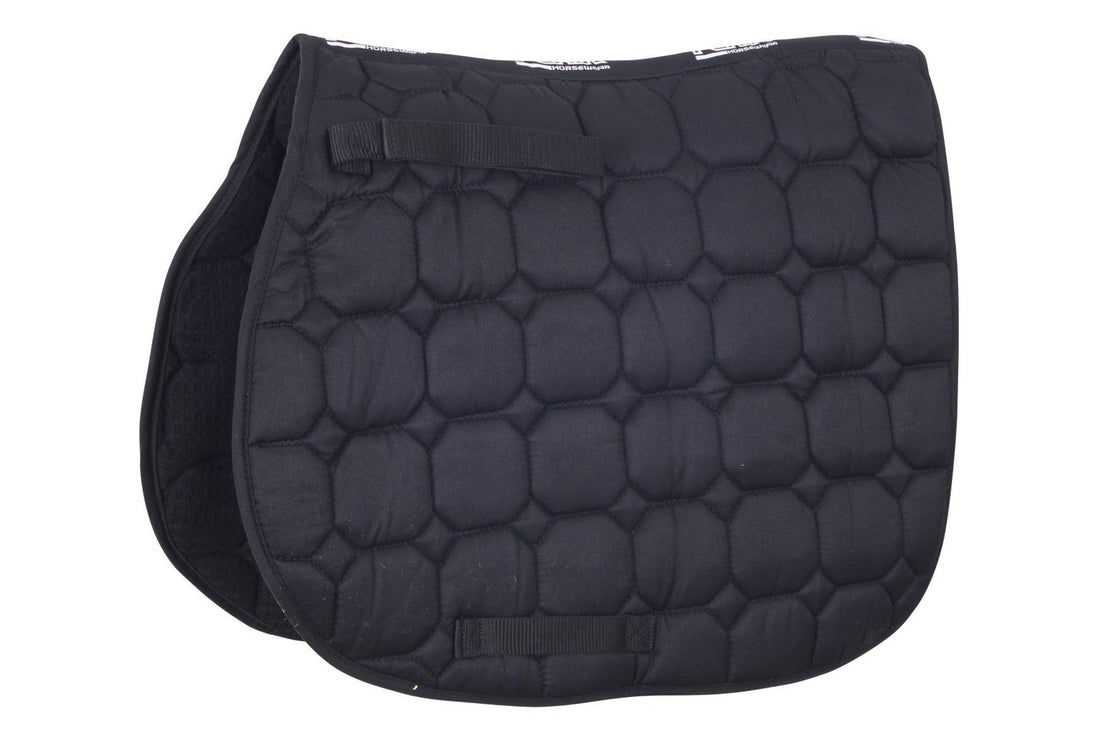 Flair Junior Square Quilt Saddle Cloth - Black