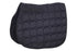 Flair Junior Square Quilt Saddle Cloth - Black