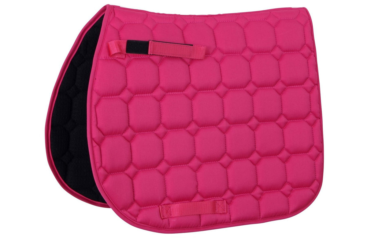 Flair Junior Square Quilt Saddle Cloth - Fuchsia