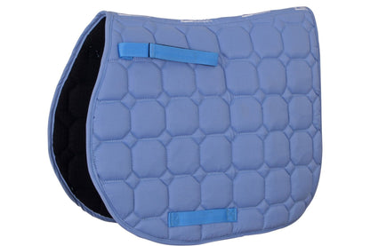 Flair Junior Square Quilt Saddle Cloth - Light Blue
