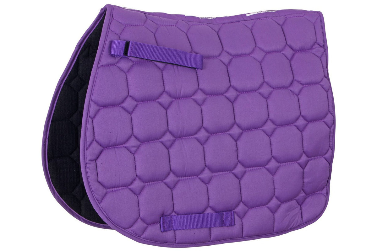 Flair Junior Square Quilt Saddle Cloth - Purple