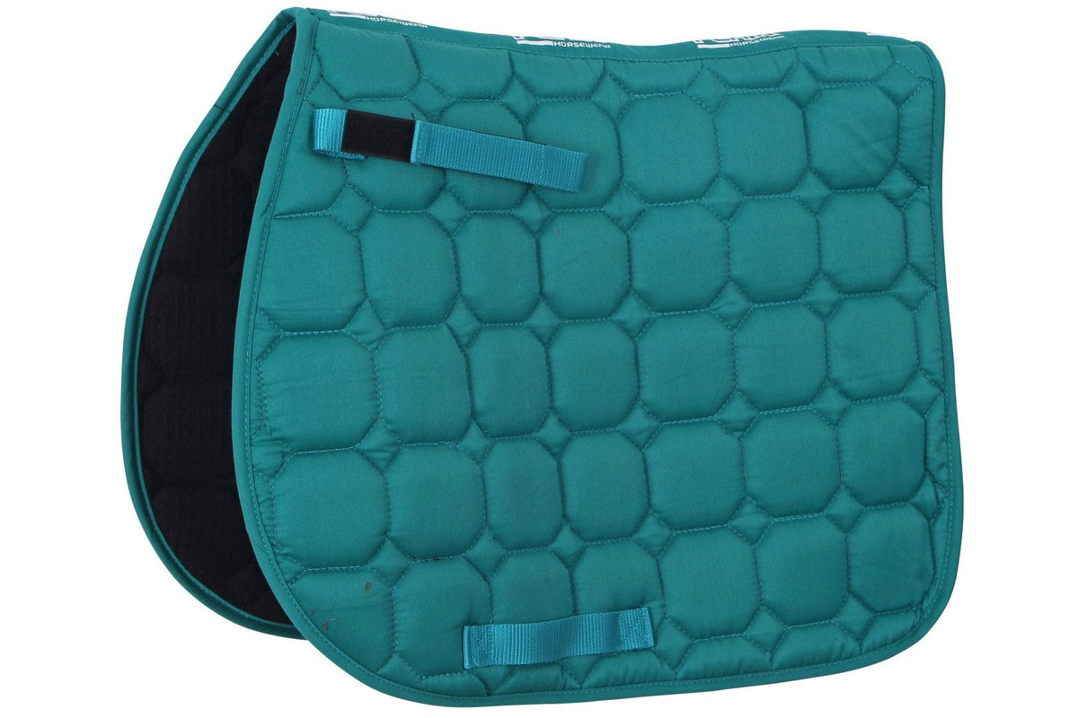 Flair Junior Square Quilt Saddle Cloth - Turquoise