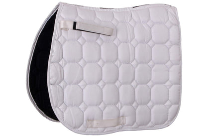 Flair Junior Square Quilt Saddle Cloth - White