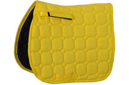 Flair Junior Square Quilt Saddle Cloth - Yellow