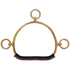 Flair Leather Covered Brass Anti Rearing Bits