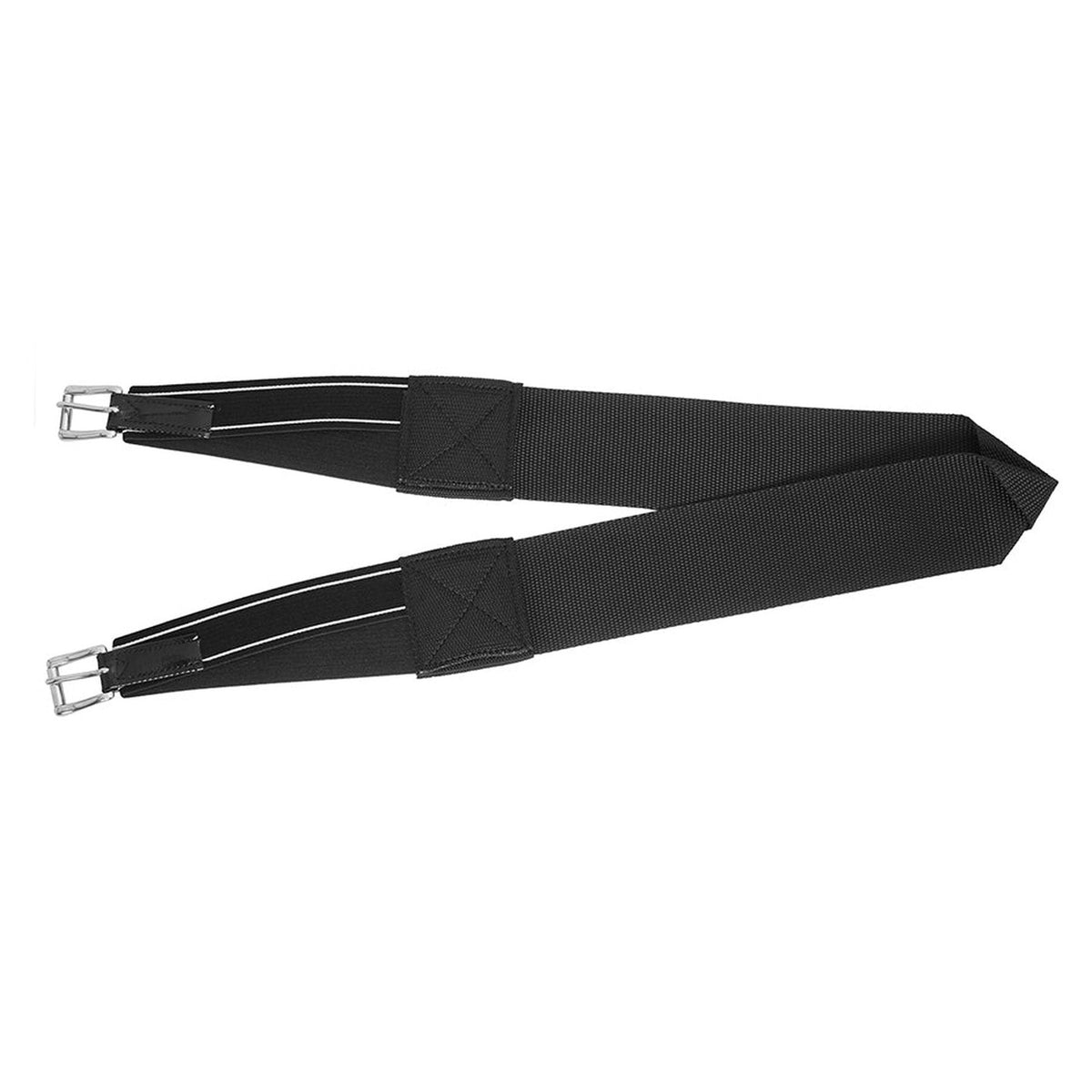 Flair Racewear Exercise Double Expanding Single Buckle Girth - Black