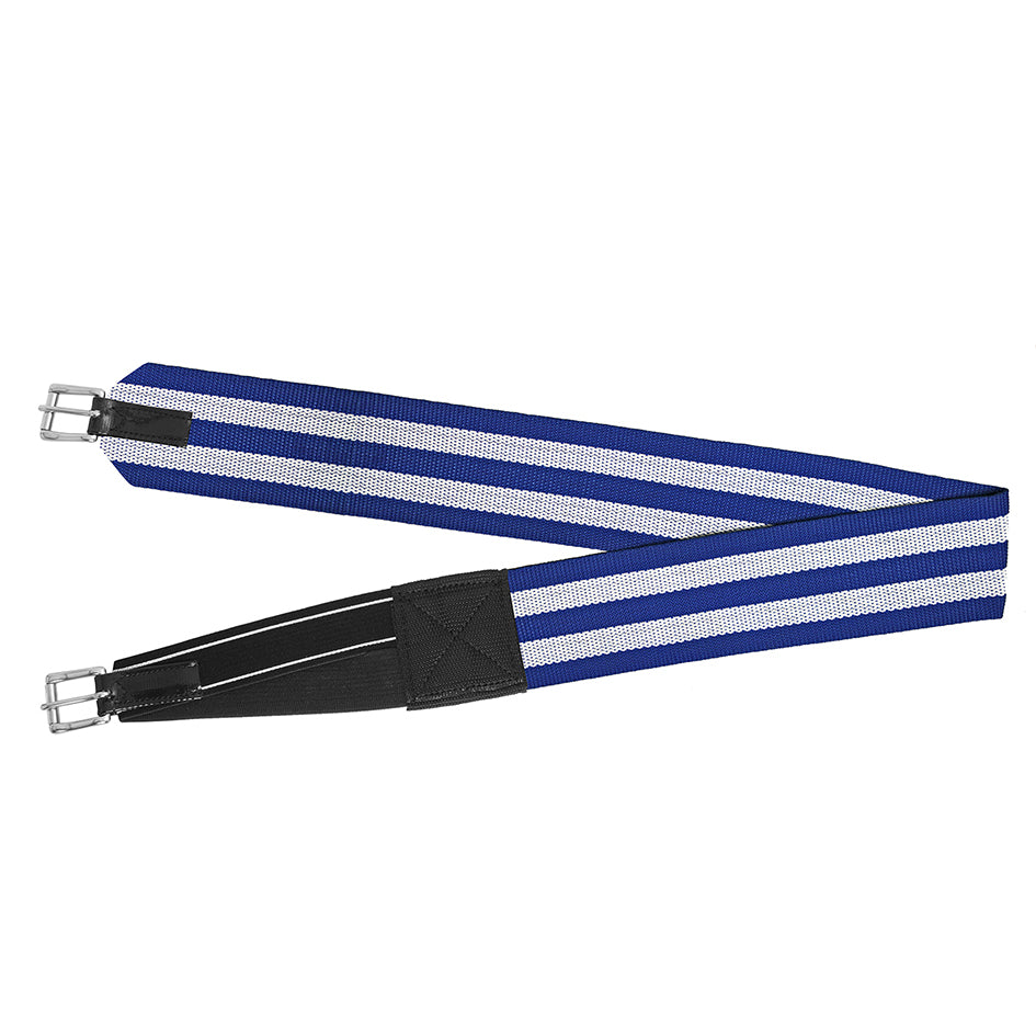 Flair Racewear Exercise Expanding Single Buckle Girth - Blue