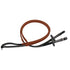 Flair Racewear Exercise Rubber Grip Reins Billet End - Terracotta