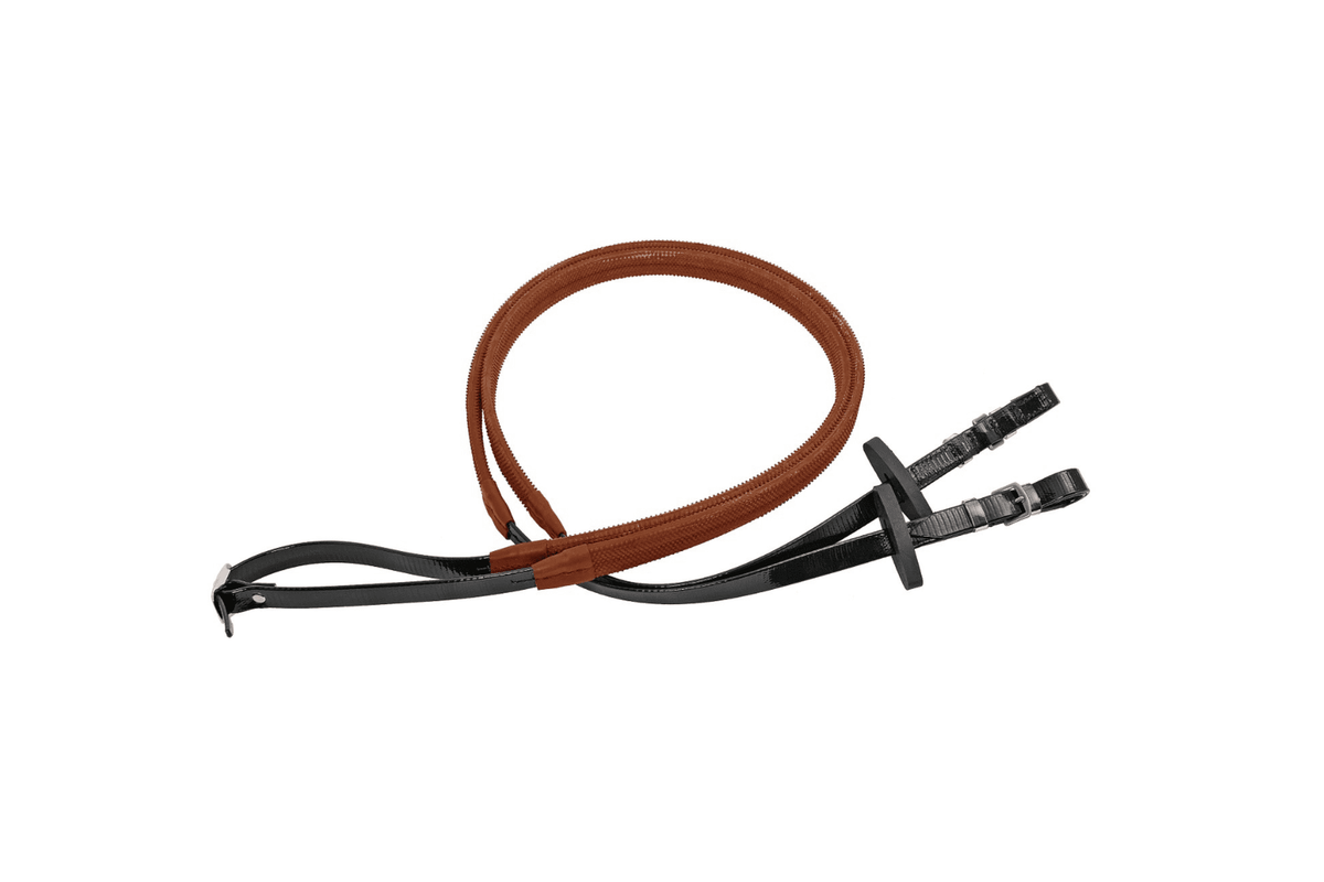 Flair Racewear Exercise Rubber Grip Reins Loop End - 2