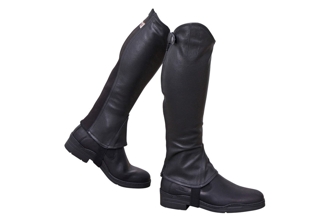 Flair Soft Leather Chaps - Black