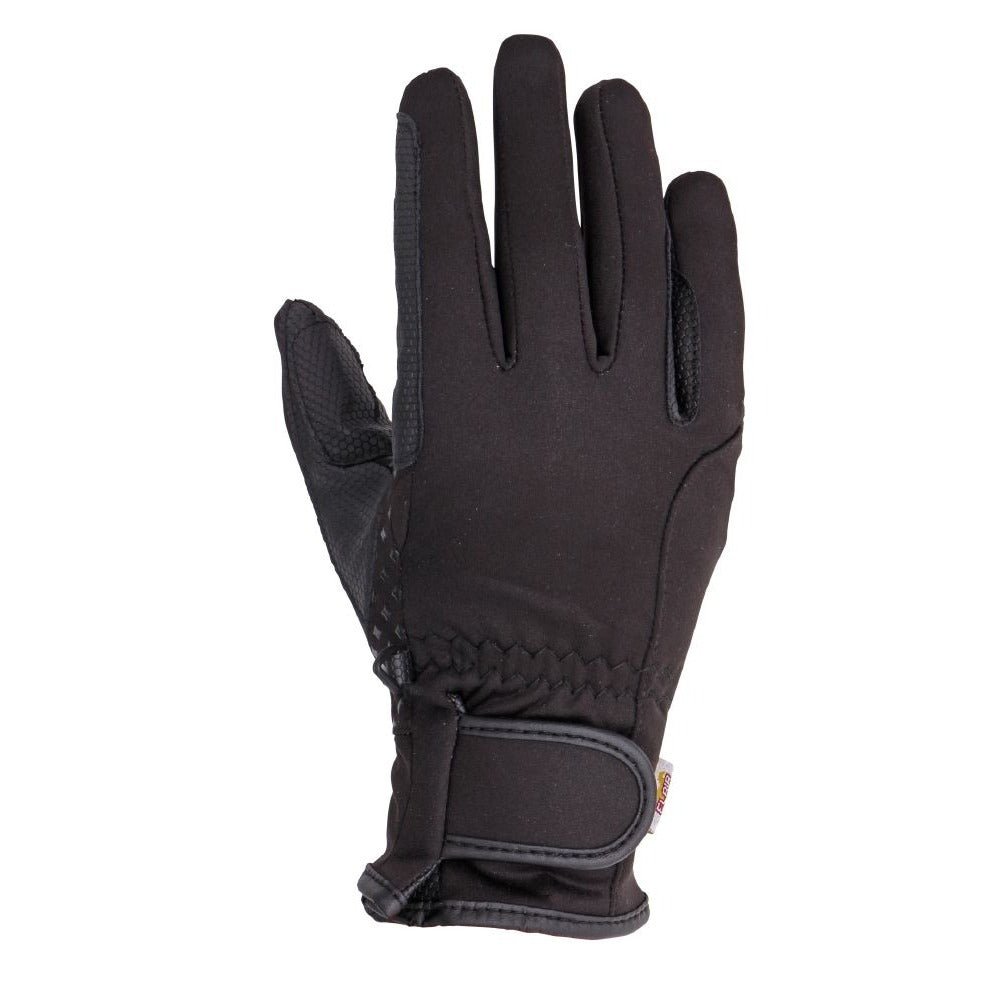 Flair Softshell Silicon Grip Glove - Black