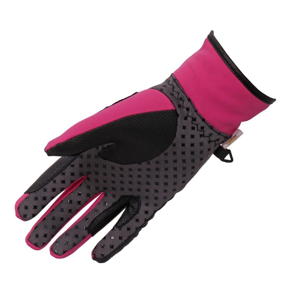 Flair Softshell Silicon Grip Glove - Neon Pink - 2