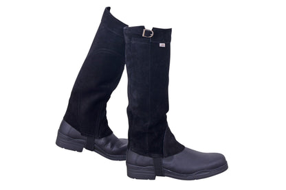 Flair Velcro Suede Chaps - Black