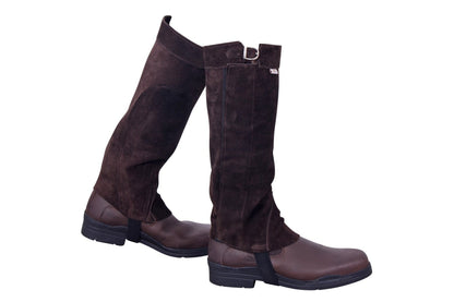 Flair Velcro Suede Chaps - Brown