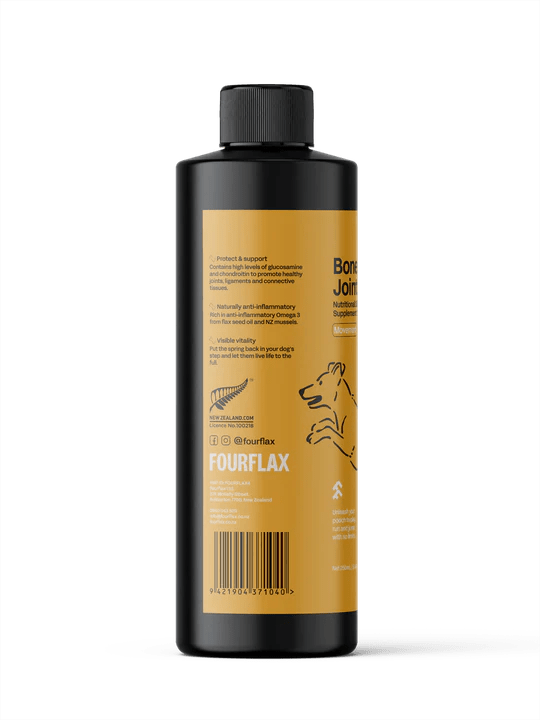 Fourflax Canine Bone &amp; Joint - 250ml Left