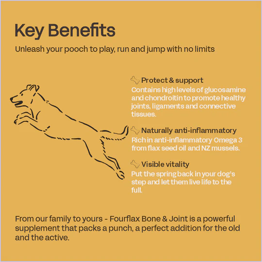 Fourflax Canine Bone &amp; Joint - Benefits