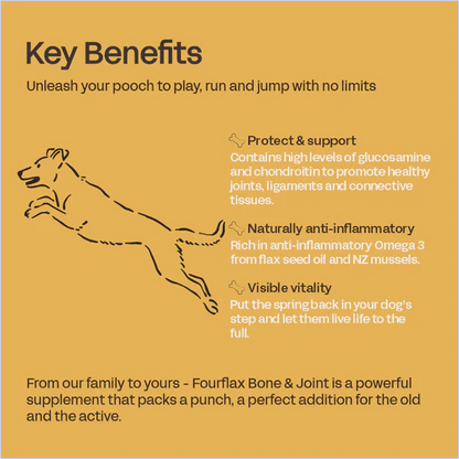 Fourflax Canine Bone &amp; Joint - Benefits