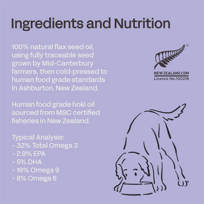 Fourflax Canine Brain &amp; Vision (Fish &amp; Flax Oil) - Ingredients