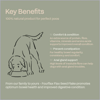 Fourflax Canine Flax Seed Flake - Benefits