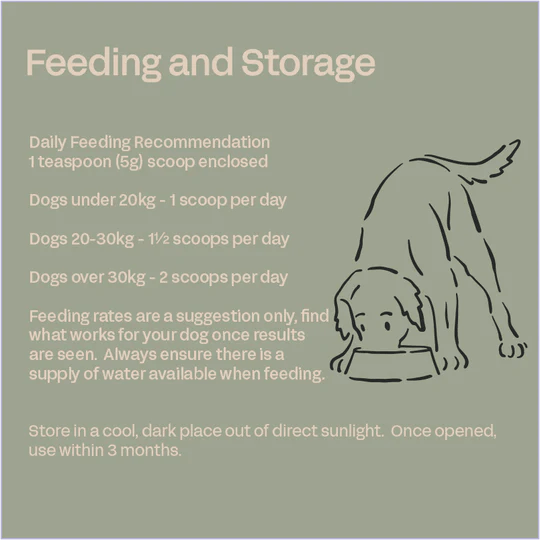 Fourflax Canine Flax Seed Flake - Feeding