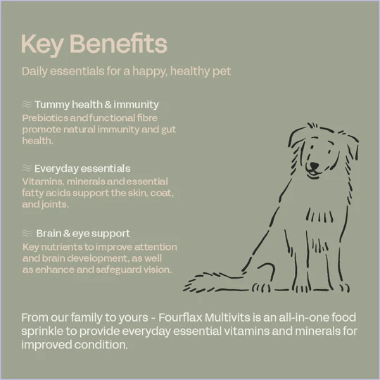 Fourflax Canine Multivits - Benefits