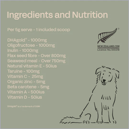 Fourflax Canine Multivits - Ingredients