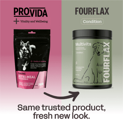 Fourflax Canine Multivits - Transition