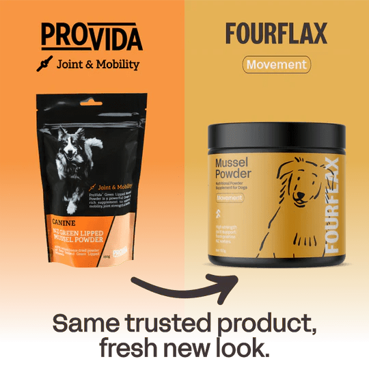 Fourflax Canine Mussel Powder - Transition
