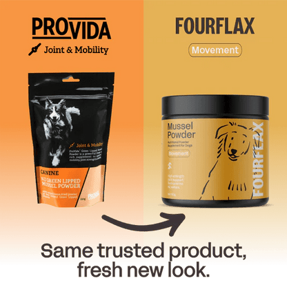 Fourflax Canine Mussel Powder - Transition