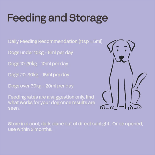 Fourflax Canine Omega 3 - Feeding