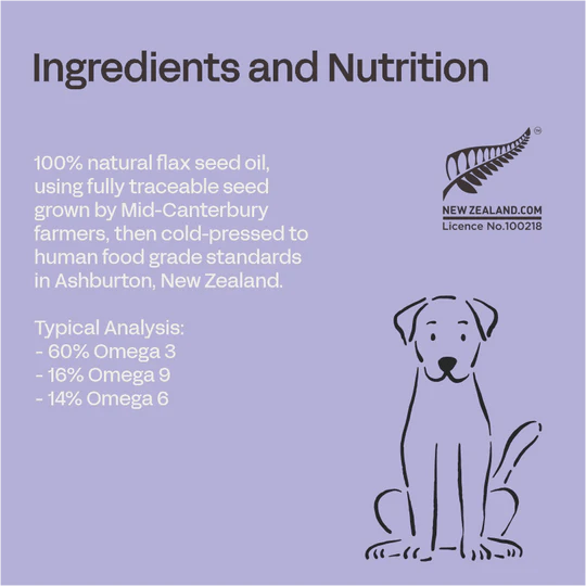 Fourflax Canine Omega 3 - Ingredients