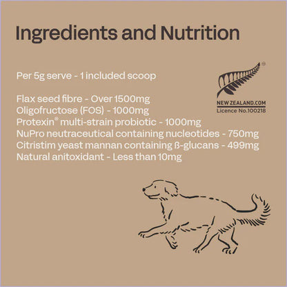 Fourflax Canine Probiotics - Ingredients