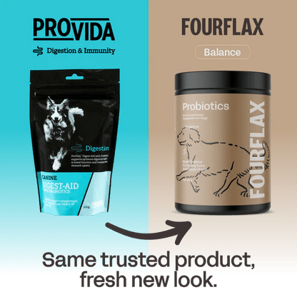 Fourflax Canine Probiotics - Transition